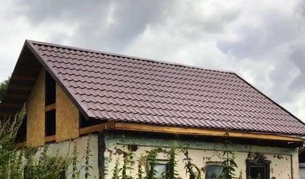 новая кровля крыши на даче